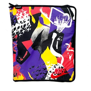 Vintage 1993 Mead Nike Trapper Keeper Ordner Mappe 3 Ringe Basketball Thema SELTEN RARITÄT - Bild 1 von 13