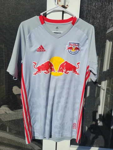 New York Red Bulls 2020 Adidas Jersey Size M Adult Men's Soccer Kit Ships Free Cover