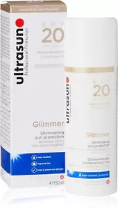 ultrasun SPF20 Glimmer Sensitive Formula All Day Sun Protection Lotion, 150 m... - Picture 1 of 5