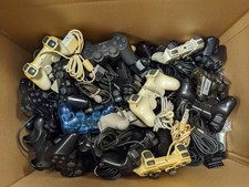 Lot of 70 Various Sony PlayStation Controllers (For Parts/Repairs)