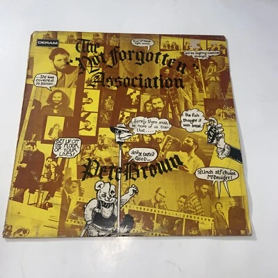 Pete Brown The Not Forgotten Association 1973 UK LP Deram SML1103 Ex BBC 1st EX - Image 1 of 4