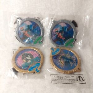 1995 McDonald's Happy Meal Toys Lot of  4 Batman Forever Badges Brand New