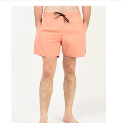 Nuevo VOLCOM 2xl XXL Lido Naranja Cintura Elástica Volea 16" Largo Bañador Baúl Foto 1 de 3