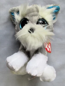 WHISKERS the SCHNAUZER DOG (1st Version) Ty 6 " Beanie Boos - NEW with MINT TAGS - Picture 1 of 1