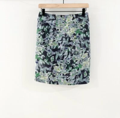 Halogen Side Zip Pencil Skirt Green Size 2 - Image 1 of 4