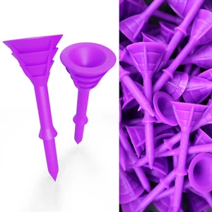 Professional Plastic Golf Tees 50 Pcs Golfer Training Aid Big Top Cup 3 1/4 - Picture 1 of 17