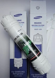 3x Samsung WSF-100 magic water filter ice maker cartridges genuine original part - Picture 1 of 10