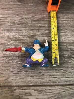 2" PINGÜINO BATMAN FIGURA JUGUETE DECORACIÓN 1989 PASTEL ADORNO APLAUSOS de colección DC Comic Foto 1 de 4