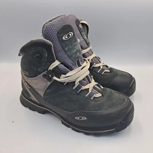 Salomon Boots Womens UK 4 Grey Gore Tex GTX Waterproof Hiking Walking - Picture 1 of 13