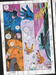 Batman Annual 16 Darkness Within OG Production Art signed Adrienne Roy PG 2 - Bild 1 von 3