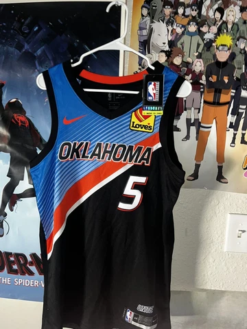 Luguentz Dort Nike City 2020-2021 Thunder Jersey Size M/44 Loves Cover