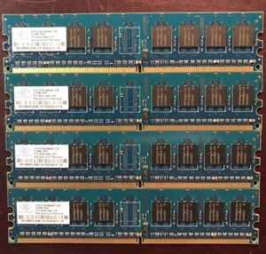 Nanya 4GB (512 MB x 4) PC 512 MB NT512T64U88A0BY-37B Ram Memory - Picture 1 of 2