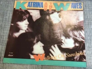 1985 Katrina And The Waves – Walking On Sunshine 45 RPM Picture Sleeve ONLY - Foto 1 di 2