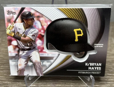 2022 Topps Series 2, Ke’Bryan Hayes, Batting Helmet Relic #BH-KH Pirates - Image 1 of 2