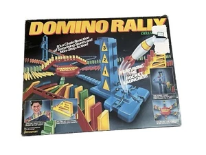 Vintage Domino Rally Deluxe Set 1989 Pressman Toy Chain Reaction Retro 80s Game - Picture 1 of 3