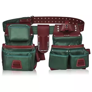 NUTUCH Cintura porta attrezzi in nylon e pelle | Cinture porta attrezzi da falegname | Elettricista - Foto 1 di 11