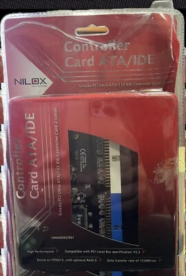 SCHEDA PCI ULTRA ATA/133 IDE 2 CANALI CONTROLLER - Immagine 1 di 2