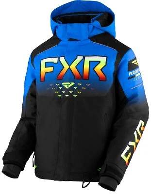 Chaqueta para nieve FXR Helium para niños negra/azul Inferno Foto 1 de 2