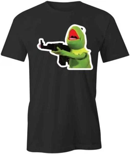 KERMITS GOTTA GUN TShirt Tee Printed Graphic T-Shirt Gift S1BCB072 HUMOR - Picture 1 of 5