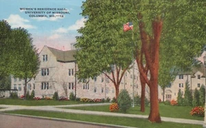 Women's Residence Hall - Univ of Missouri - Columbia, Missouri - Leinen ohne Versand - Bild 1 von 3