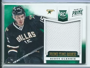 2012-13 Panini Prime Scott Glennie Prime Time Rookie JUMBO JERSEY RELIC RC 34/99 - Foto 1 di 1