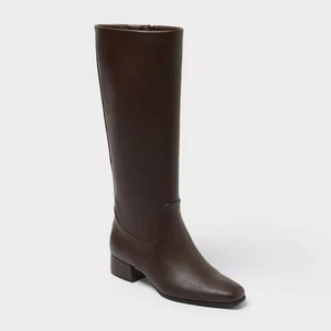 Botas hasta la rodilla Rhi para mujer con plantilla de espuma viscoelástica - hilo universal marrón 8 - Imagen 1 de 5