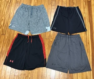 Lotto 4 pantaloncini Under Armour larghi sportivi con coulisse logo uomo grande palestra - Foto 1 di 3