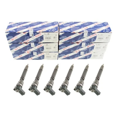 6X Fuel Injectors 0445110190 0445110189 6110701687 For Mercedes Benz Sprinter Foto 1 de 4