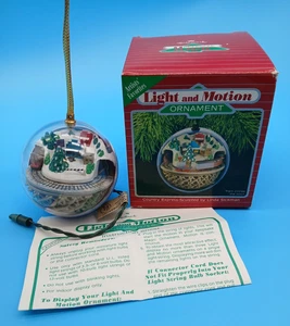 Vintage 1988 Hallmark Decorazione Natalizia COUNTRY EXPRESS Luce e Movimento Treno - Foto 1 di 9