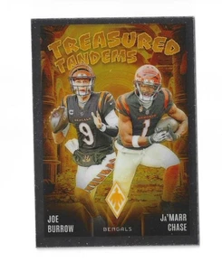 2024 Panini Phoenix JOE BURROW Ja'MARR CHASE Treasured Tandems TT-CIN FREE SHIP! - Picture 1 of 2