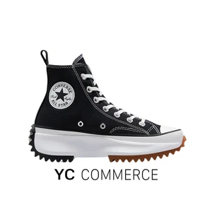 Converse Run Star Hike High Black White 166800C Schwarz Weiß Herrenschuh Sneaker - Bild 1 von 1