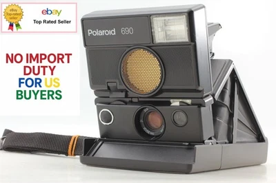 Film Tested [ MINT w/Strap ] Polaroid 690 SLR Instant Film Camera From japan - Image 1 of 4