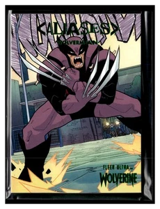 2023 Fleer Ultra Marvel Wolverine #A-8 Wolvermean Aliases Green Foil - Picture 1 of 2