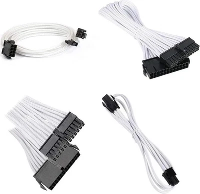 Kit de extensión de cable con funda ATX trenzada para kit de cable de fuente de alimentación, fuente de alimentación Foto 1 de 4