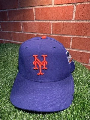 Gorra de parche de colección New Era NY Mets 2000 Serie Mundial ajustada talla 7 1/4 Foto 1 de 4