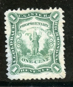 RO96b, A. Goldback Match Co. revenue stamp. - Picture 1 of 2