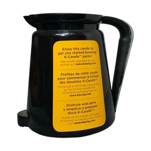 Keurig K-Carafe Thermo Kaffeekanne schwarz/chrom Griff Krug & Deckel - Bild 1 von 18