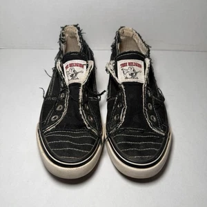 True Religion Korey Damen-Slipper Sneaker ohne Schnürschuhe schwarz 7 - Bild 1 von 8