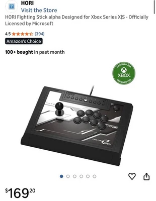 Hori Fighting Stick Alpha para Xbox One/ Xbox Series X/ Xbox One/ Windows 10 Foto 1 de 4