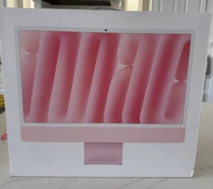 New 2024 Apple iMac 24" M4 2.5GHz 16GB RAM 256GB SSD Pink MWUG3LL/A - Bild 1 von 3