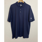 Callaway Opti Dri Size XL Men Navy Blue Polo Shirt Short Sleeve Athleisure Golf
