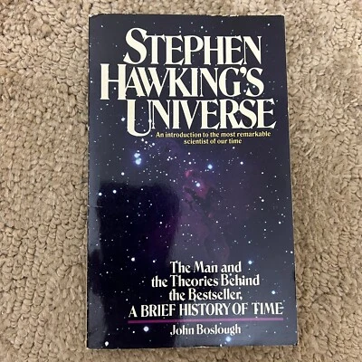 Stephen Hawking's Universe Science Paperback Book by John Boslough Avon 1989 - Image 1 of 4