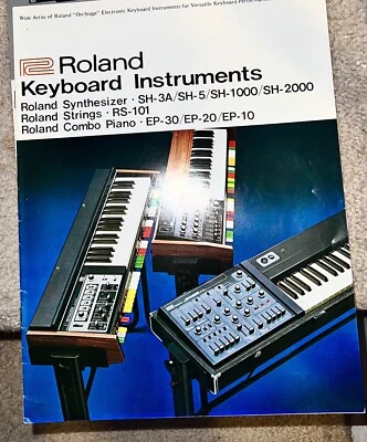 Roland Keyboard Instruments Color Catalog, 16 pages, 1976, vintage original - Bild 1 von 4