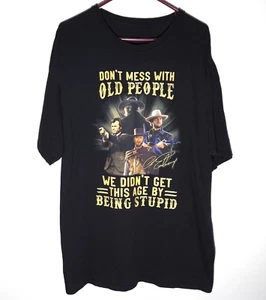 Camiseta Clint Eastwood | Divertida no te metas con ancianos | Para hombre 2XL - Imagen 1 de 4