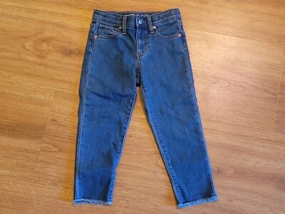 Old Navy tiro alto OG corte recto cintura ajustable niñas talla 5 Foto 1 de 4