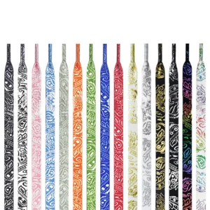 Cashew Flower Schnürsenkel Freizeitschuhe Farbverlauf Sportschuhe - Picture 1 of 55