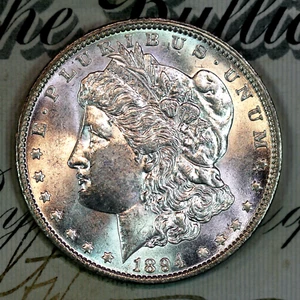 * 1894-O * NEAR+ GEM BU MS MORGAN SILVER DOLLAR * FROM ORIGINAL COLLECTION - Picture 1 of 5