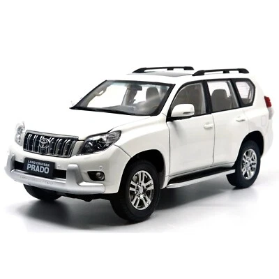 1:18 1/18 Toyota Land Cruiser Prado no decal White Diecast Metal Mini Model Car - Image 1 of 4
