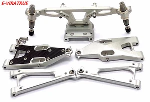 E-VIRATRUE 7075Alu Double tour d'amortisseur/supports tampons/bras pour Losi Baja Rey2.0 1/10 - Photo 1 sur 10