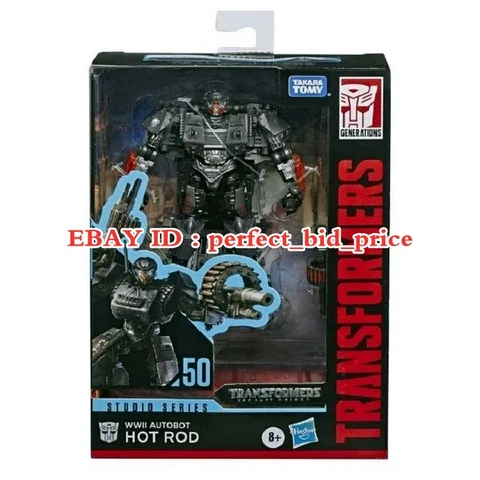 New Transformers Hot Rod WWII Autobot Hasbro Studio Series 50 Action Figure Toys Cover